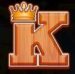 Symbol Písmeno K automatu Badge Blitz od Pragmatic Play