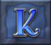 Symbol Písmeno K automatu Perfect Gems od Play’n GO