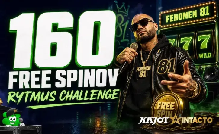 Rytmus Challenge - 160 free spinov