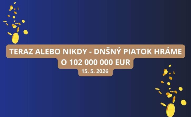 Piatkový Eurojackpot je poriadne mastný
