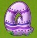 Symbol Písmeno Q automatu Easter Eggs od Play’n GO
