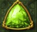 Symbol Zelený kameň automatu Perfect Gems od Play’n GO