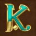 Symbol Písmeno K automatu Book of Dead od Play’n GO