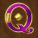 Symbol Písmeno Q automatu Book of Dead od Play’n GO
