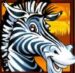 Symbol Zebra automatu Photo Safari od Play’n GO
