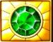 Symbol Zelený kameň automatu Aztec Gems™ od Pragmatic Play