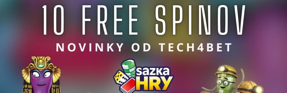 10 FS v SazkaHry kasíne - novinky od Tech4bet
