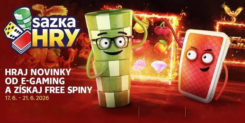 10 free spinov v SazkaHry