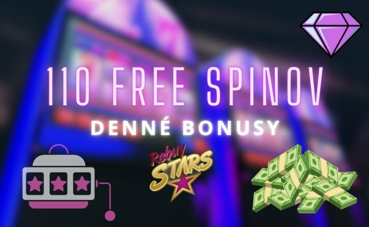 110 FS v kasíne RebuyStars - denné bonusy