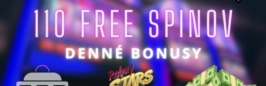 110 FS v kasíne RebuyStars - denné bonusy