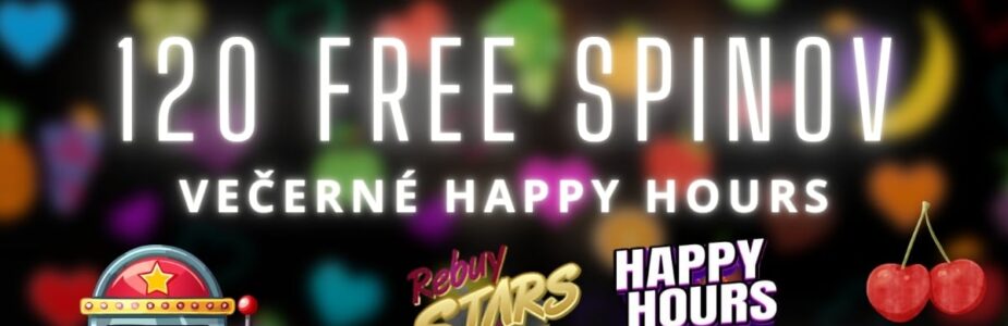 120 FS v kasíne RebuyStars happy hours