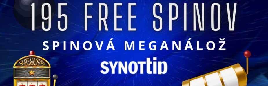 195 free spinov v Synottipe