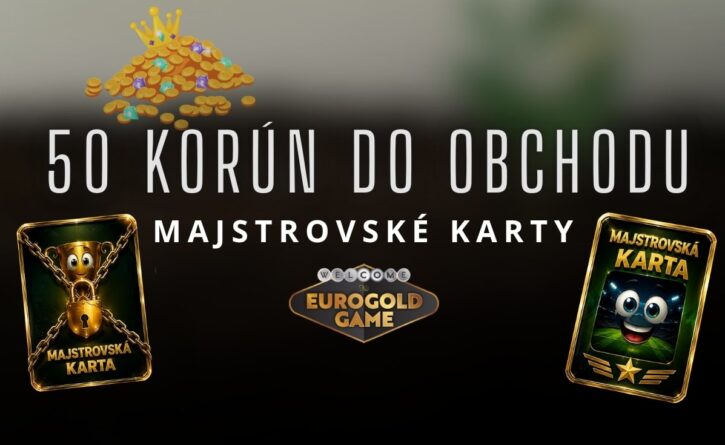 50 FS Majstrovské karty v Eurogolde