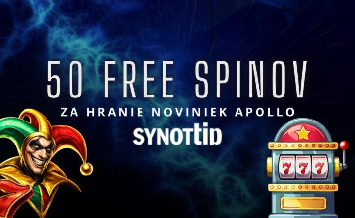 50 free spinov v Synottip kasíne za hranie Apollo noviniek