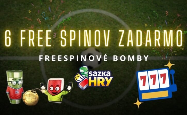 6 free spinov zadarmo v SazkaHry