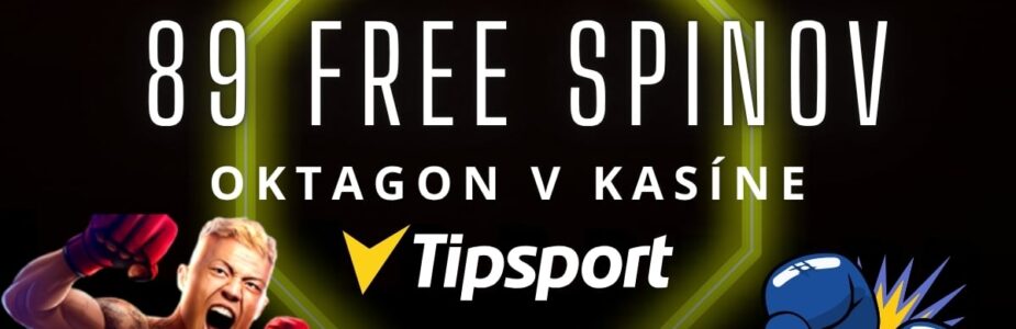 89 free spinov v Tipsport kasíne