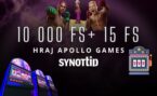 Synottip rozdáva 10 000 free spinov + bonus k tomu