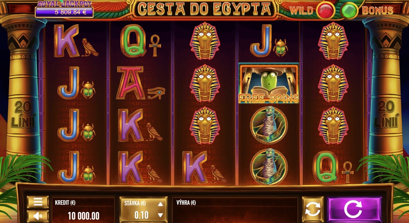 Cesta Egypta v Sazkahry