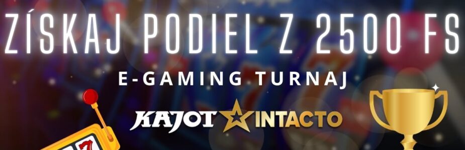 E-gaming turnaj v KajotIntacto kasíne