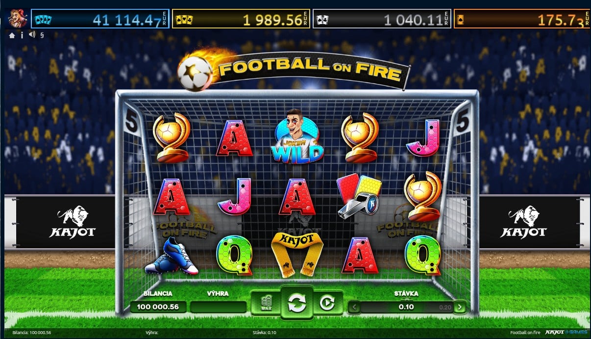 Football on Fire automat