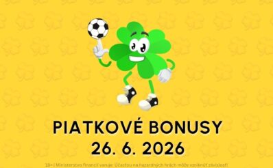 Free spiny a bonusy dnes 26. 6. 2026