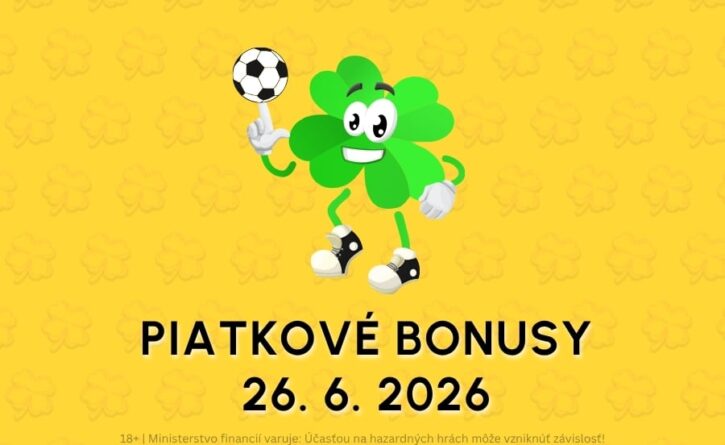 Free spiny a bonusy dnes 26. 6. 2026