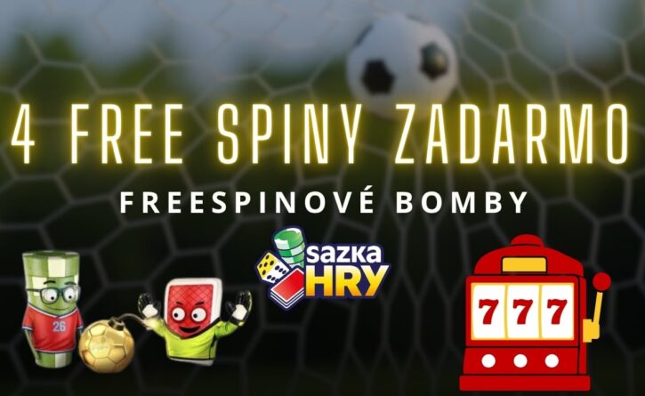 Freespinové bomby - 4 free spiny v SazkaHry