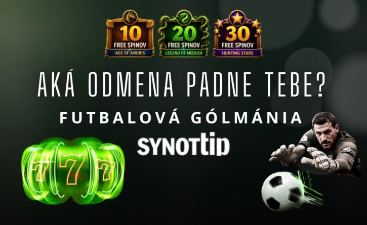 Futbalová golmania - náhodná odmena v Synottipe