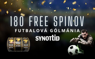 Futbalová golmania v Synottipe 180 free spinov