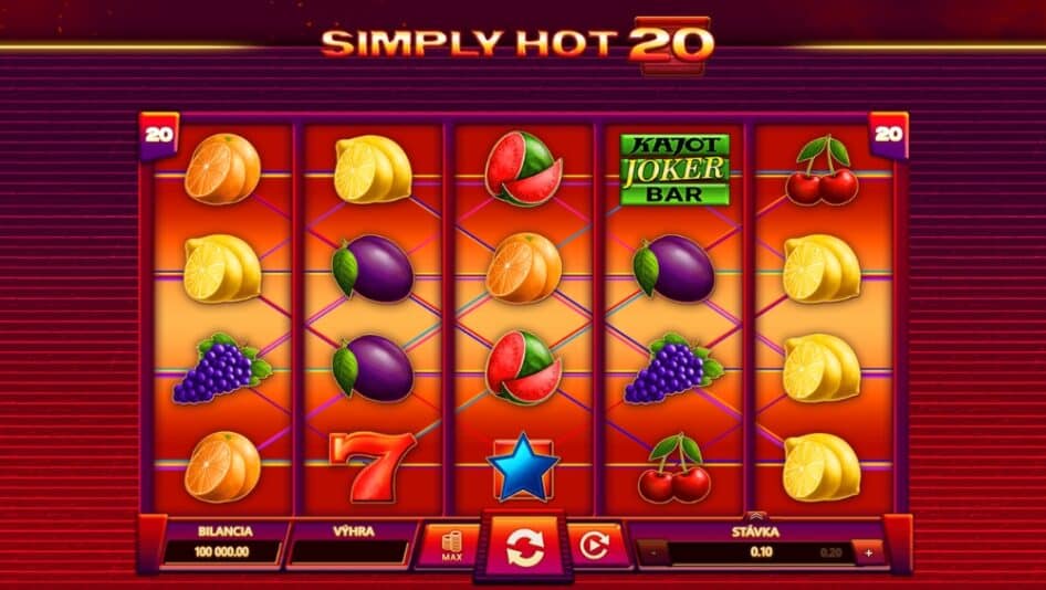 Simply Hot 20 od Kajot