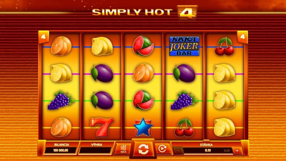 Simply Hot 4 od Kajot