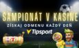 Šampionát v kasíne Tipsport: Free spiny a bonusy každý deň