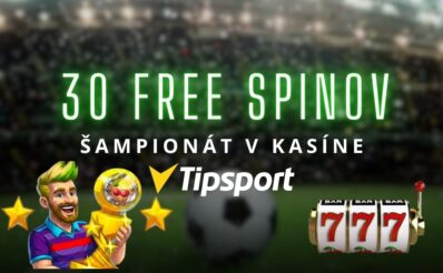 Sampionat v Tipsport kasíne - 30 free spinov