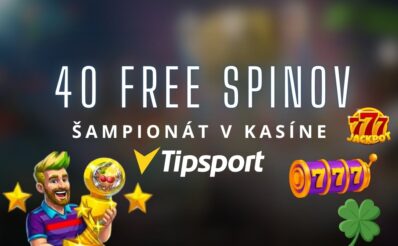 Sampionat v Tipsport kasíne - 40 free spinov