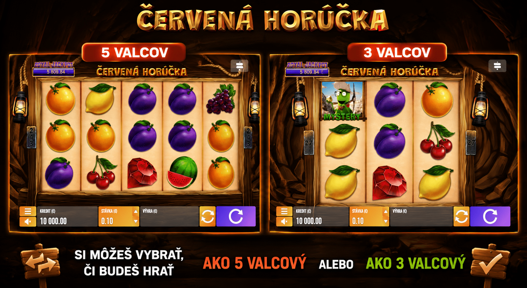 Sazkahry Červená horucka
