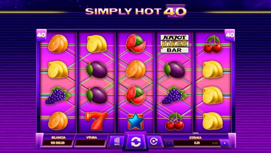 Simply Hot 40 od Kajot