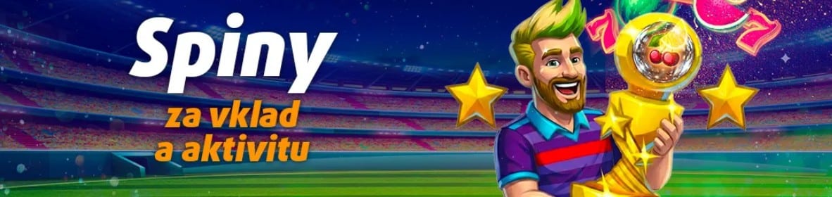 Spiny za vklad a aktivitu v Tipsport kasíne