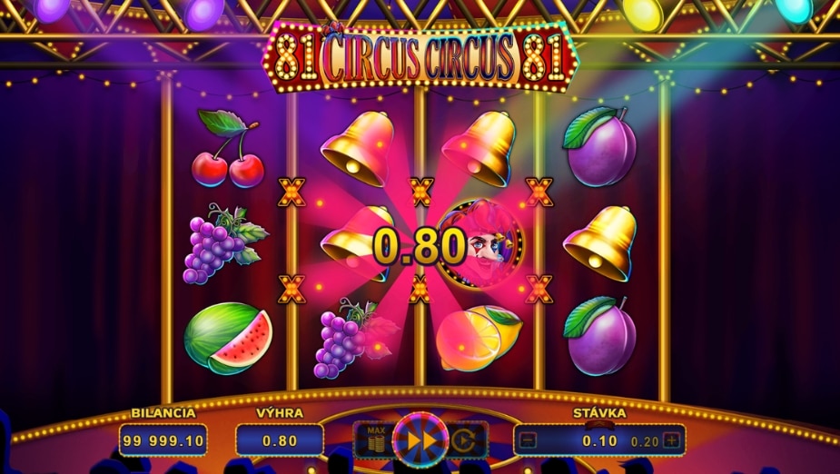 Téma a symboly Circus Circus 81