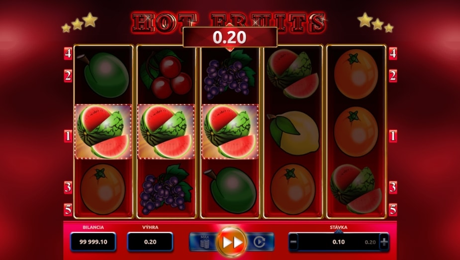 Téma a symboly Hot Fruits