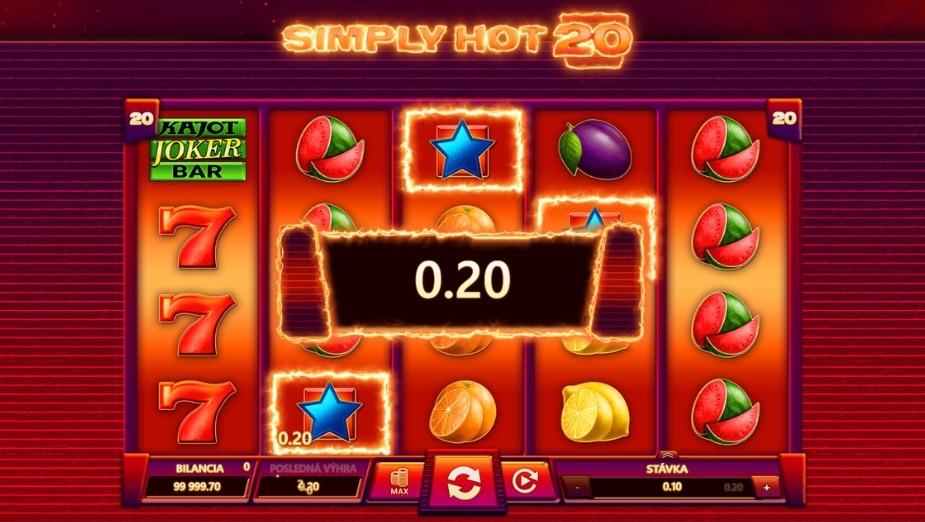 Téma a symboly Simply Hot 20
