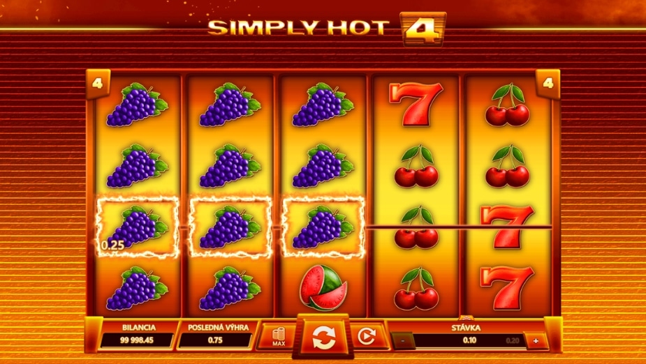 Téma a symboly Simply Hot 4