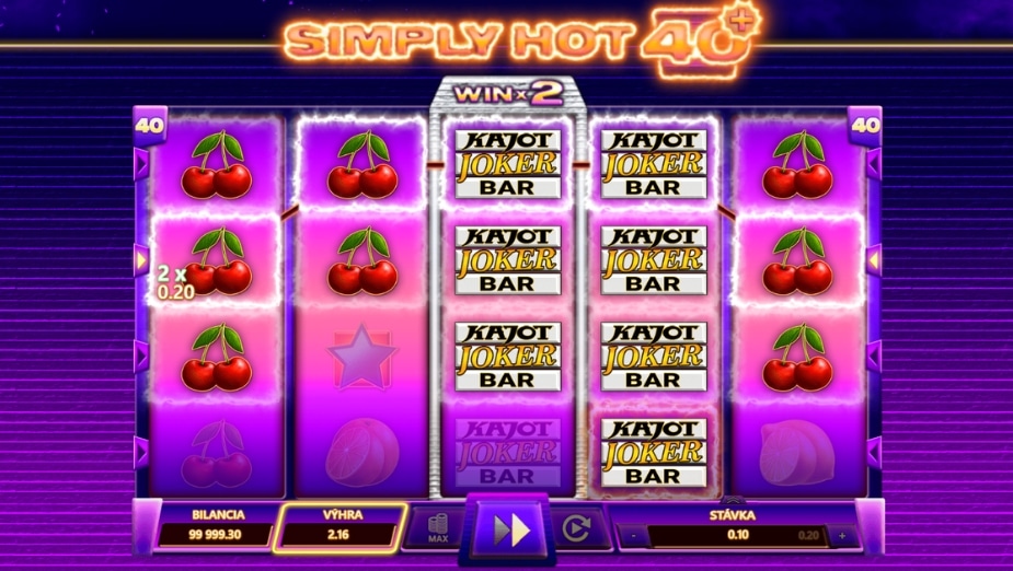 Téma a symboly Simply Hot 40 +