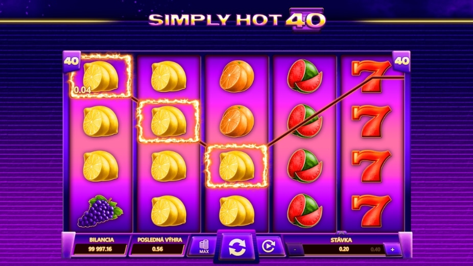 Téma a symboly Simply Hot 40