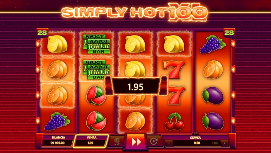 Téma a symboly Simply Hot XL 100