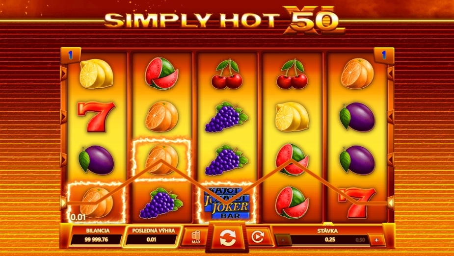 Téma a symboly Simply Hot XL 50