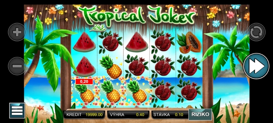 Téma a symboly Tropical joker