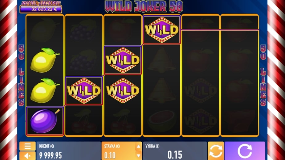 Téma a symboly Wild Joker 50