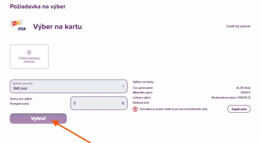 Vyber na kartu v Rebuystars