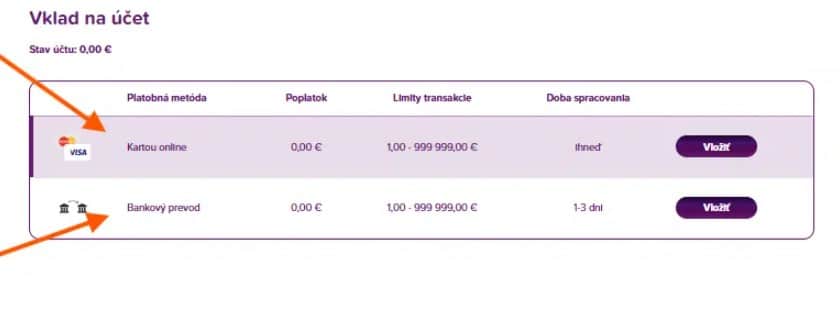 Vyber si preferovanú platobnu metodu v Rebuy