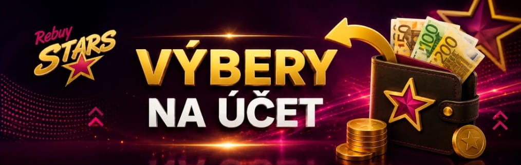 Výbery na účet v RebuyStars